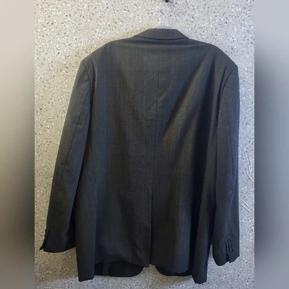 Vintage,Bert Pulitzer, Men's Blazer/Sport Coat, Plaid Tan Details, Size 48 L‎